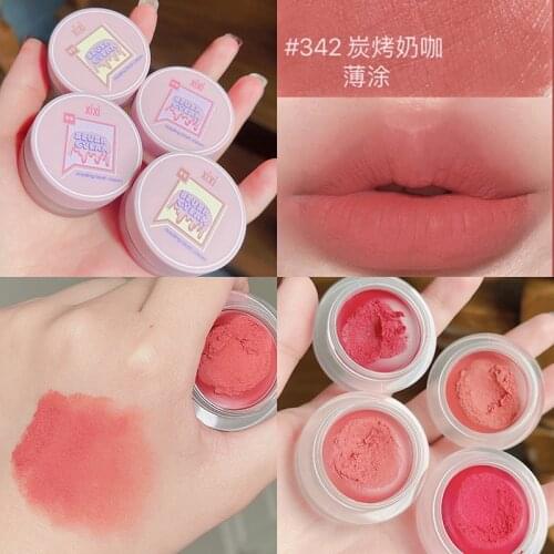 Lip Mud Matte Smooth Moisturizer Lipstick Waterproof Long Lasting Velvet Lip Stick Lip Glazed Lip Makeup Face Blush Cosmetic