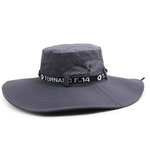 Mesh fisherman cap men and women summer sun protection sun hat outdoor foldable beach mountaineering fishing hats