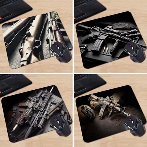 Mairuig Buy mouse pad non slip Pistols rifles Tubb Fresh Animal Cartoon mouse pad size 250x290x2mm /180*220*2MM/250*200*2mm