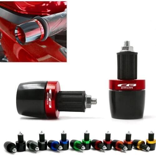 Motorcycle 7/8"22MM Universal Handle Bar Grips Ends Handle Grip Counterweight Cap Plug Slider For Honda CB650R CB 650R CB 650 R