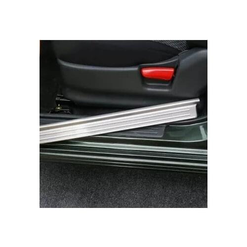 Stainless Steel Door Sill Scuff Inside Plate Guard Cover for Suzuki Jimny 2007-2017