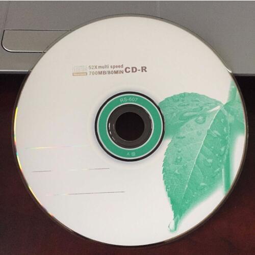 Wholesale 50 Discs Grade A+ 52x 700 MB Mint Blank Printed CD-R