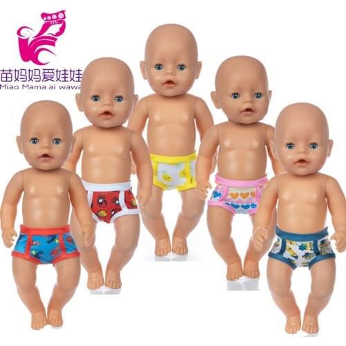 17 inch 40cm baby doll swimming pants 18 inch doll bikini doll clothes children gift toys wear