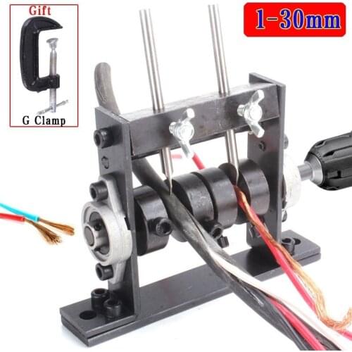 Portable Automatic Wire Stripping Machine & Manual Peeling Machines Stripper for 1-30mm Hand Tool Connect Hand Drill