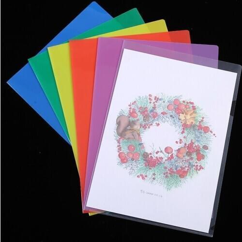 1pcs A4 Clear Document Bag Paper File Folder Legal Paper Contract File Bags Clips Stationery School Office Supplies Case