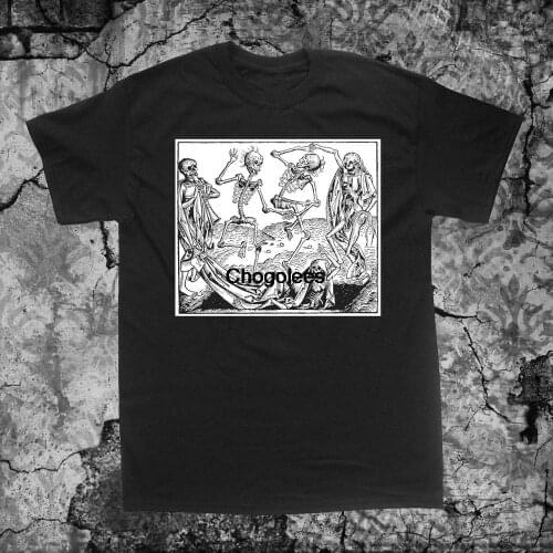 Memento Mori Shirt Danse Macabre Dance of Death Remember Skull Occult Gothic Skeleton Medieval Evil Wicca Witchcraft