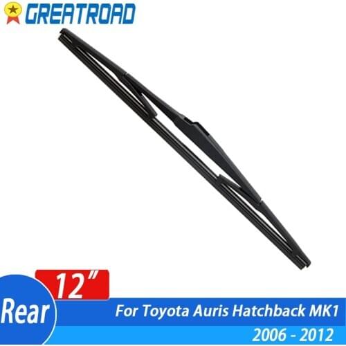 Wiper 12" Rear Wiper Blade For Toyota Auris Hatchback MK1 2006 - 2012 Windshield Windscreen Rear Window