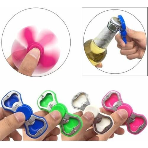 Bottle Beer Opener Spinner EDC Hand Spinners Bar Tool Drink Opening Fidget