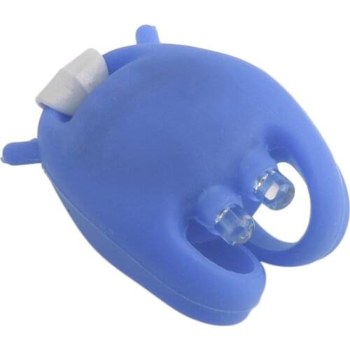 Superbright Silicone Safety Bike Bicycle Creative Head Front Rear Wheel Light