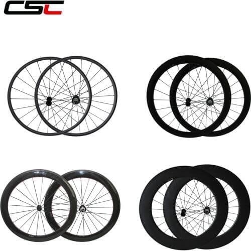Super Light Carbon Road Wheels 38mm 50mm 60mm 88mm Clincher Tubular Road Bike Carbon Wheelset Ceramic Bearings Or Straight Pull