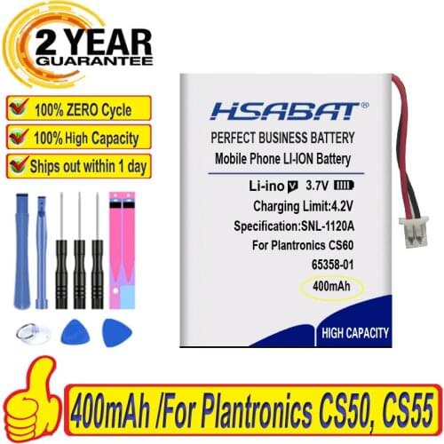 Top Brand 100% New Battery for Plantronics C65,CS351,CS361,CS50,CS510,CS520,CS55,CS65,HL10,Savi 410/420/710/720,WH300,WH350