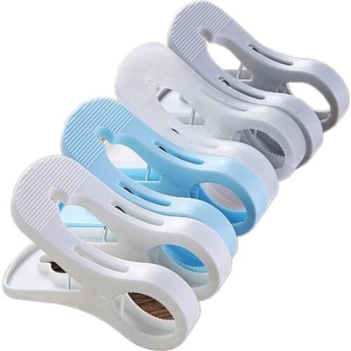 Bed sheet clips Clothes pin gadgets for home Plastic double clip multifunctional household blanket clip Clothes pin shirt clip
