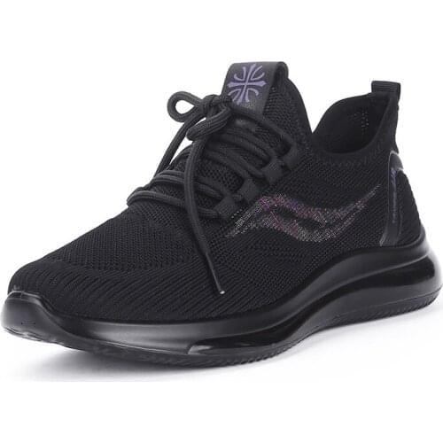 Women Flat Shoes Knit Woman Casual Slip on High Quality Shoes Female Mesh Soft Breathable Womens Footwear for Ladies Sneaker