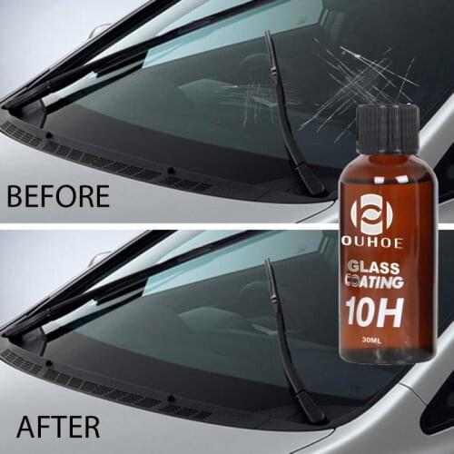 30/50ml 10H Car Glass Coating Liquid Super Hydrophobic Long Protective Anti-Corrosion Anti Scratch Repair Coating Kit Paint Care