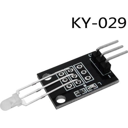 1PCS KY-029 3mm Two Color Red and Green LED Common Cathode Module Diy Kit