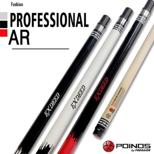 2018 New Arrival Pool Cues Stick 9.5mm/11.5mm/13mm Tips Billiard Stick Red/White /Black Color China