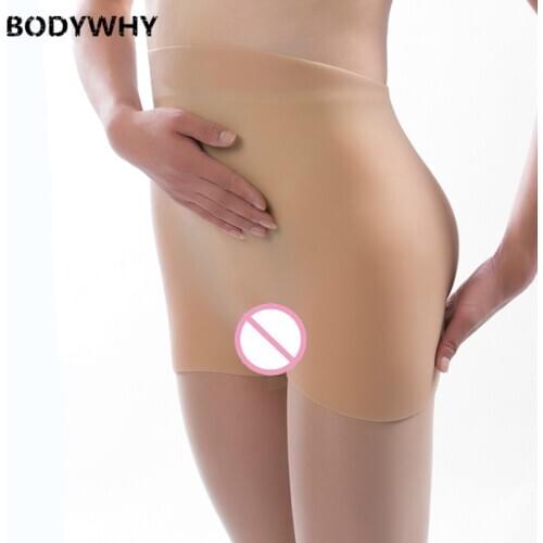 2020 4500g Realistic Silicone Fake Vagina Pants Sexy Panties for Crossdressers Shemale Transgender Drag Queen Transvestite