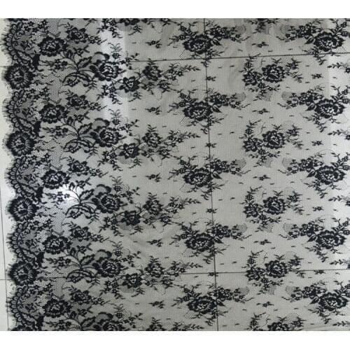 3meters/lot 150CM wide eyelash lace fabric Embroidered DIY clothing wedding dress table flag accessories