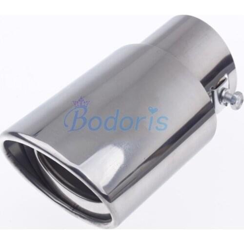 #304 Stainless Steel Exhaust Muffler Tip Tail Pipe End For Dodge Journey JUCV Fiat Freemont 2013 2014 2015 2016 2018 Accessories