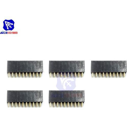 Diymore 5PCS/Lot 2.54mm 2x10 Pin Female Pin Header Socket Connector Strip