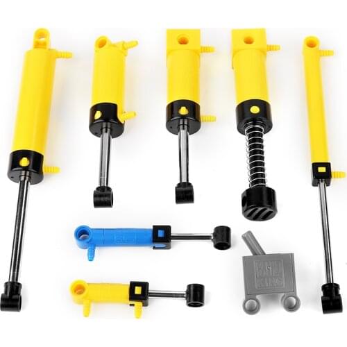 Mould King 19482 19476 Car Parts Pneumatic Pump 1x6 with Stepped Outlet [V2] Blocks Brick Parts fit For 42043 MOC Particles Toys