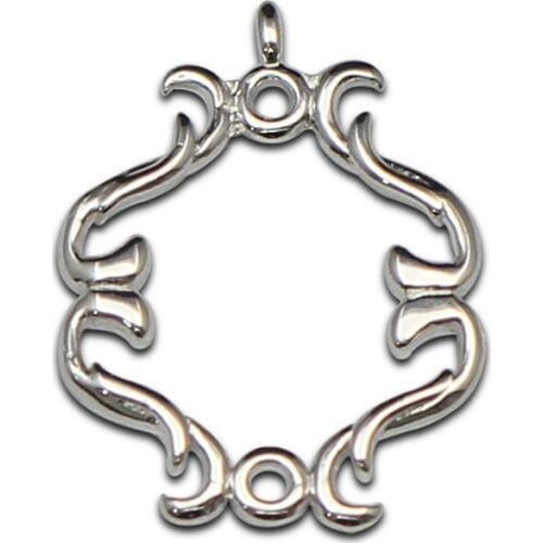 Beadsnice 925 Sterling Silver Wreath Charm Jewelry Design Jewelry Making ID36308