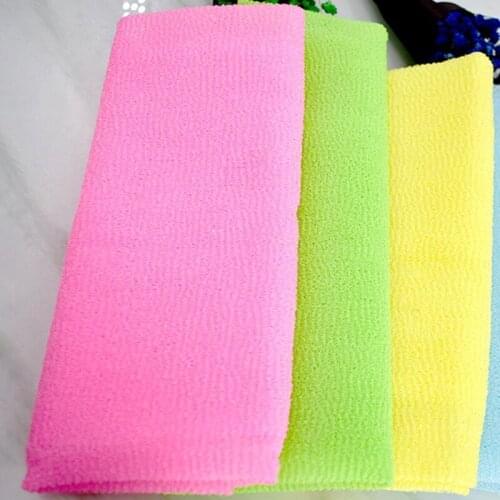 1 Piece Random Color Nylon Shower Body Cleaning Washing Scrubbing Towel Scrubbers