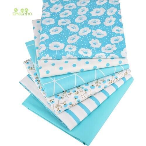Chainho,Clearance Sale,6pcs/Lot,Printed Twill Cotton Fabric,DIY Quilting&Sewing Patchwork Clothes For Baby&Children/Sheet,Pillow