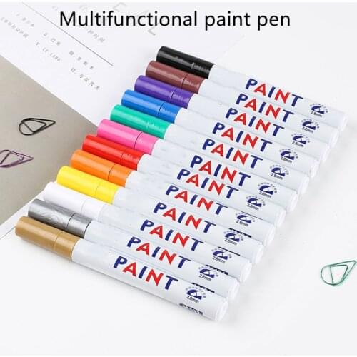 Non Toxic Tile Marker Repair Wall Pen White Grout Marker Odorless for Tiles Floor and Tyre Suitable Car Painting Mark Pen