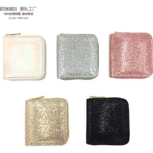 New Style Occident Fashion Glitter Modern And Trendy/women Short Wallet Childrens Bags Wallet Purse