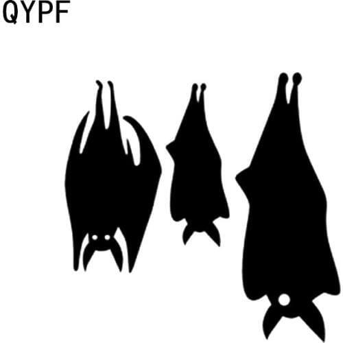 QYPF 13.8*13.5 Fashion Bat Decor Car Sticker Accessories Vinyl Graphic C16-2411