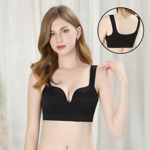 One Size Sports Non-Steel Ring Gathered Underwear Foreign Trade Special Attack 3D Shock-Proof Support Vest-Type Sleep Bra