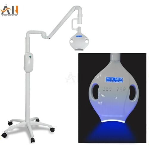 Dental multifunctional whitening bleaching instrument adjustable floor type dental material for removing yellow teeth