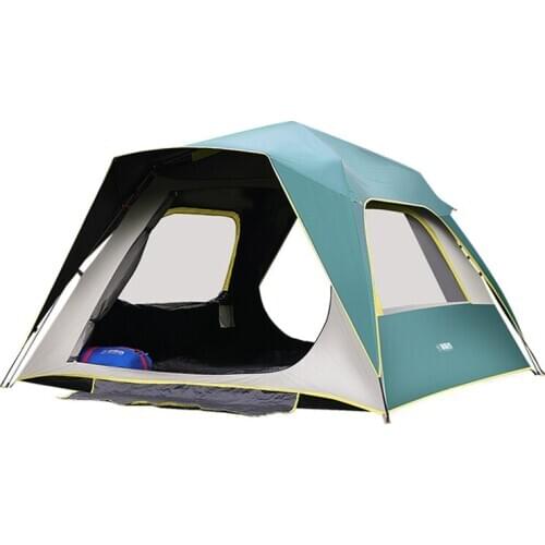 5-8 Person Waterproof Camping Tent Dual Layer Anti UV Tourist Tents for Fishing Hiking Beach Travel 4 Season Tent