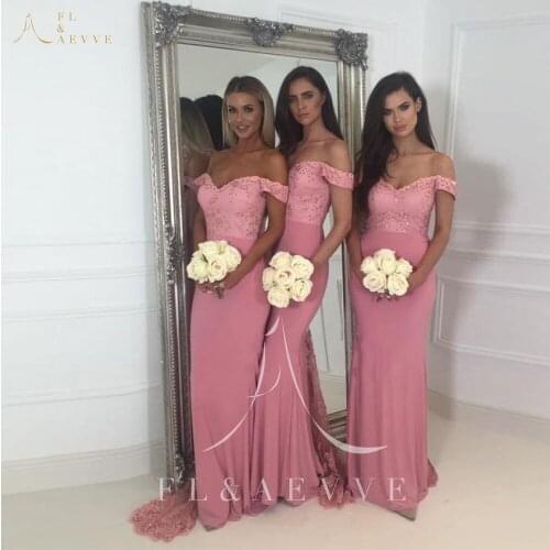 Vintage Pink Satin Mermaid Bridesmaid Dress Appliques Sweetheart Wedding Party Dresses Backless Maid of Honor Plus Size Dresses
