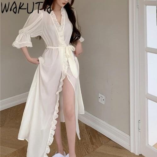 Wakuta Women's Satin Robes
