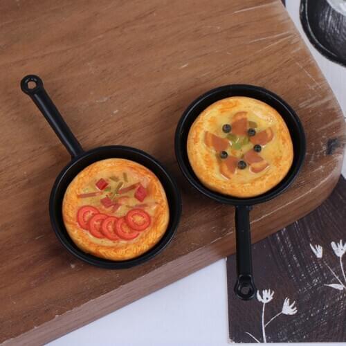 1:12 Miniature Children Kitchen Cutting Toys Pizza Fast Food Pretend Play Plastic Food Girls Kids Education Toy Gifts