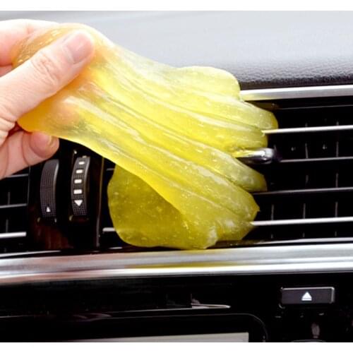 1pc Car Cleaning Pad Glue Microfiber Auto Universal Cyber Computer Keyboard Super Clean Stick Dust Gel Scouring Pad Tools