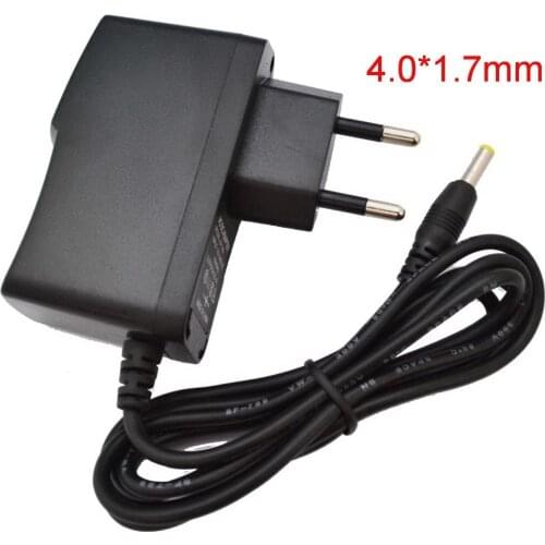 1PCS High quality 6V 1A AC 100V-240V Converter Switching power adapter DC 1000mA Supply EU Plug DC 4.0mm x 1.7mm