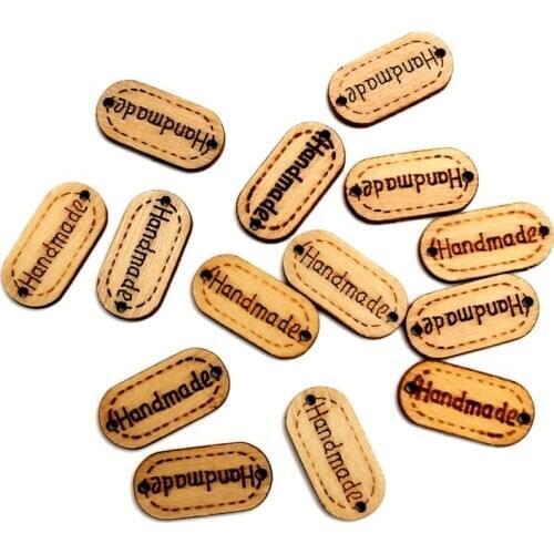 100pcs 24x12mm Unfinished Wood Slices Embellishments MDF Wooden Cutout Flatback Scrapbooking For Cardmaking Art Wedding Decor