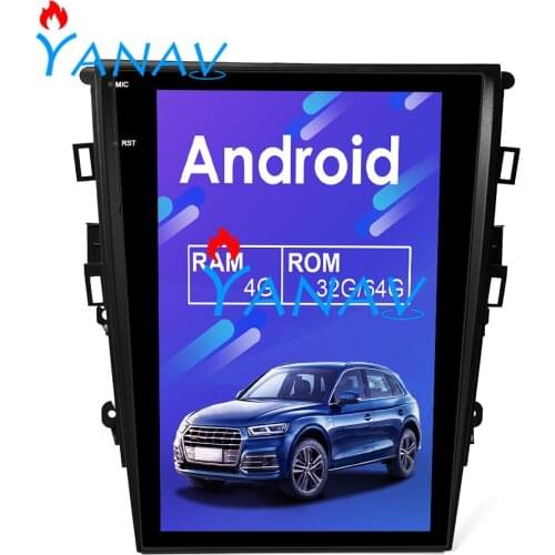 Android Tesla style Vertical screen Car GPS Navigation for ford-Mondeo 2013 -2017 Head Unit Multimedia radio Player