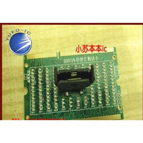 Free Shipping 1PCS 2013 new notebook memory DDR3 dual illuminated test card pros and cons to dual tester