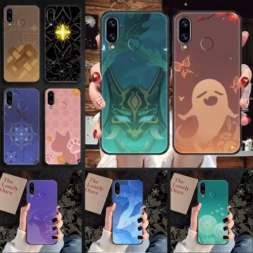 Genshin Impact Albedo Game Phone case For Huawei Honor 6 7 8 9 10 10i 20 A C X Lite Pro Play black tpu hoesjes fashion coque