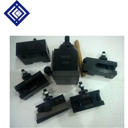 250 wedge type Quick Change Tool Holder 250-222 Tool Post Set GIB Tool Post Set Piston Type Post