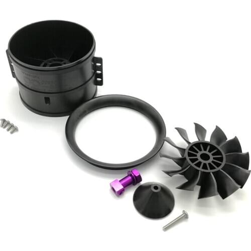 EDF 90mm12 Blades Ducted Fan EDF With 8S 1100KV /6S 1450 Brushless Motor for RC Airplane Ducted Fan Plane