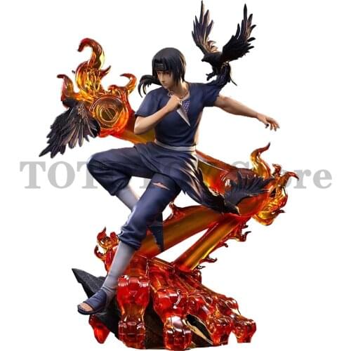 Naruto Shippuden Anime Figures Model Itachi Figurine GK Action Figure PVC 36CM Statue Collectible Toys Gift Figma Collect