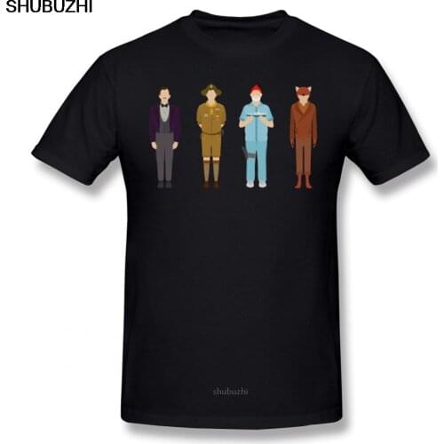 Wes Anderson T Shirt Wes Anderson T-Shirt Cotton Mens Tee Shirt Short Sleeve Big Graphic Cute Beach Tshirt sbz8083