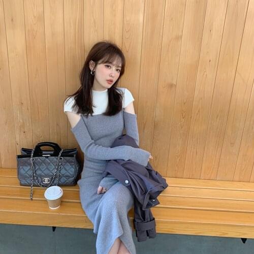 JIANLAIMENG Fashionable Knitted Dresses