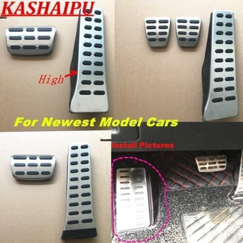 AT/MT Car Footrest Accelerator Brake Clutch Pedal Cover Kit For Hyundai Tucson Santa Fe Sonata Elantra Accent Kona IX25 IX35