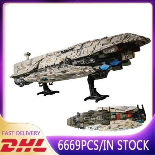 Hot 6669PCS Star Series Wars Creative UCS GR-75 Rebel Transport MOC-33315 Building Block Toy Childrens DIY Birthday Gift